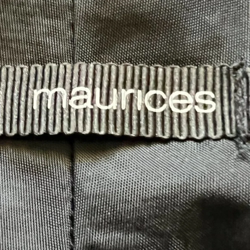Maurices Women's Black Gray Trouser Pants‎ Sz. 9/10